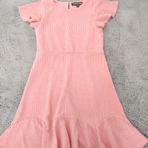 Elegant pink sparkly dress